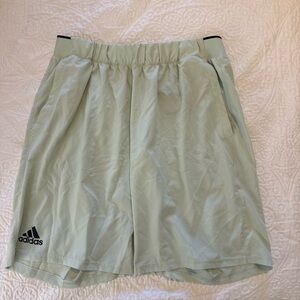 Adidas Light Green Athletic Shorts